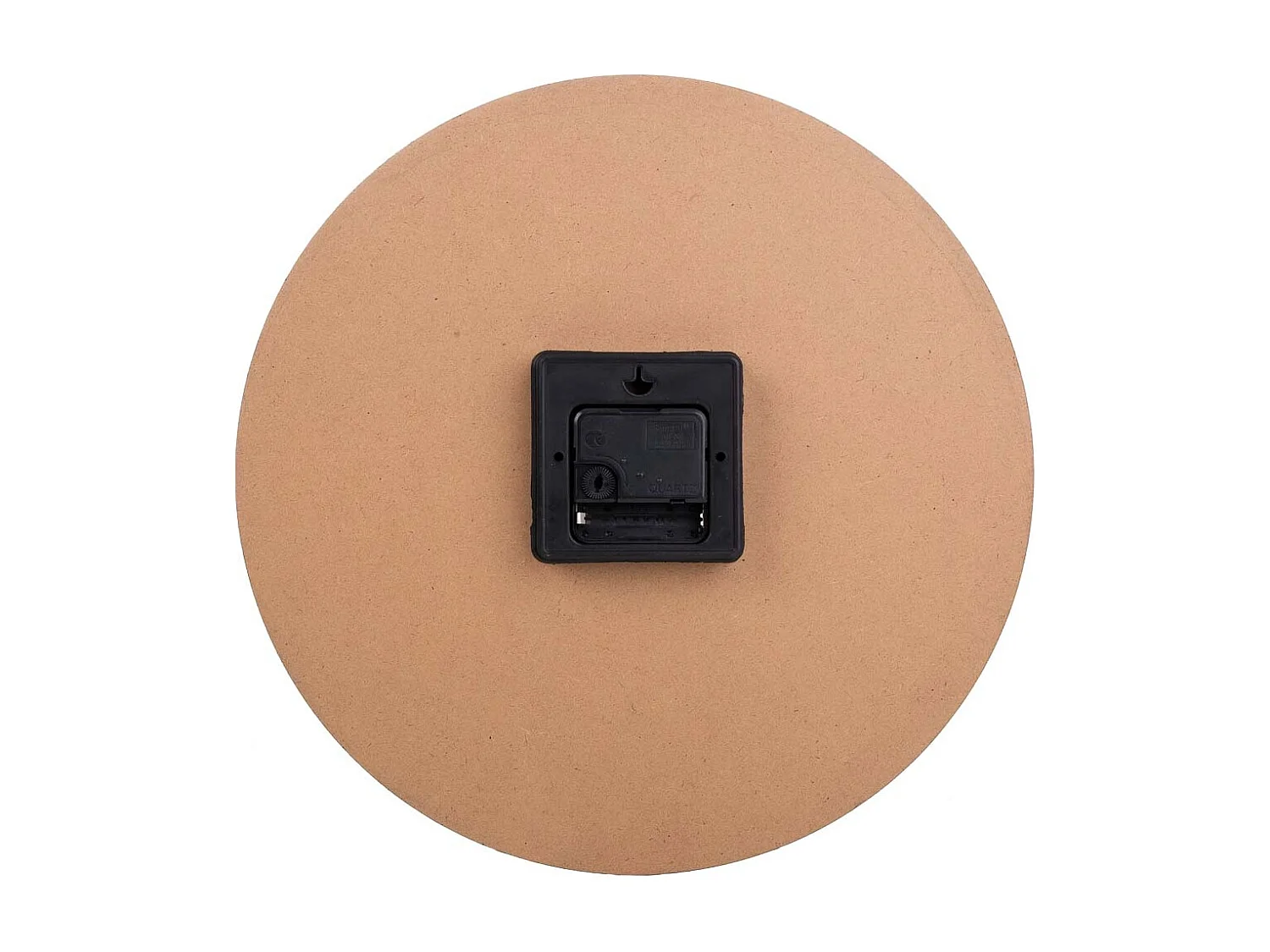 Weiße Holzwanduhr T34x2h cm