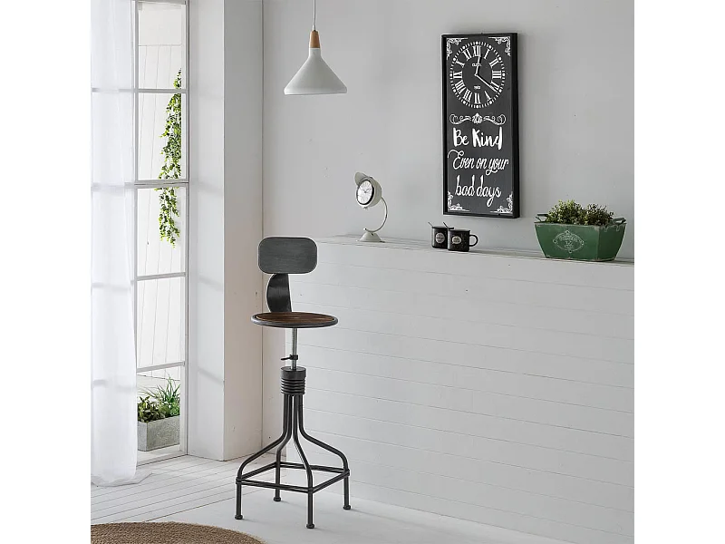 Relógio de metal com vidro 36x76