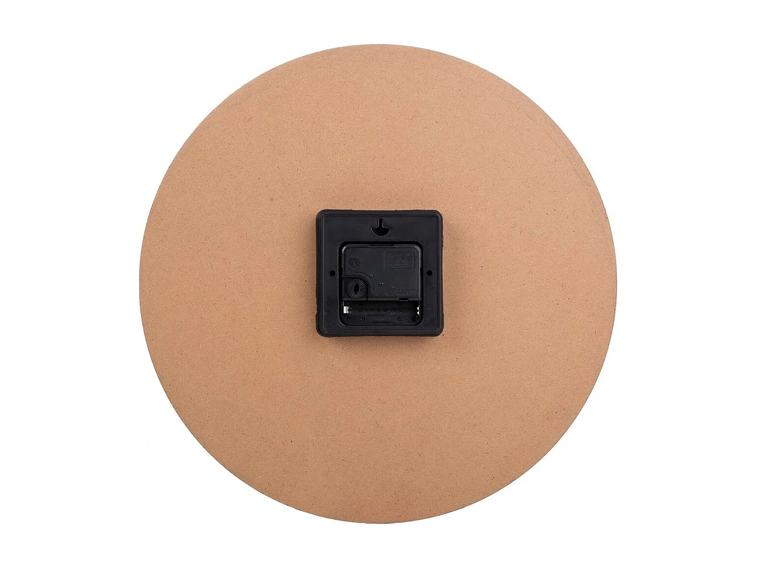 Weiße Holzwanduhr T34x2h cm