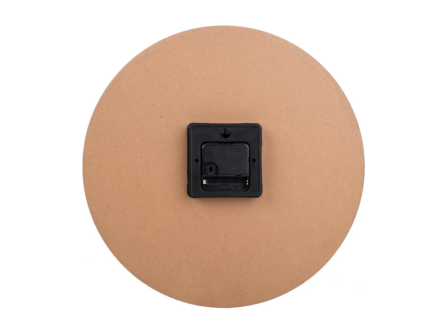 Weiße Holzwanduhr T34x2h cm