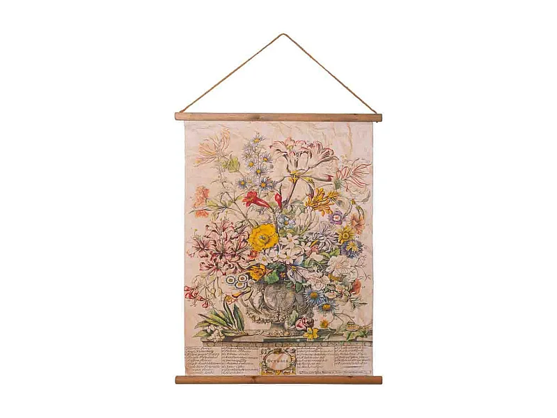 Lienzo pergamino de lino impreso 64x83x1,7h