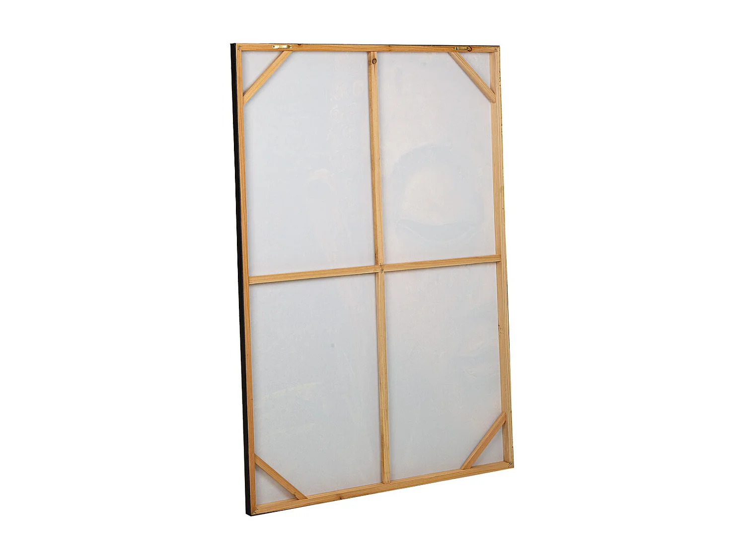 Cuadro pintado a mano con relieve azul 80x120x3