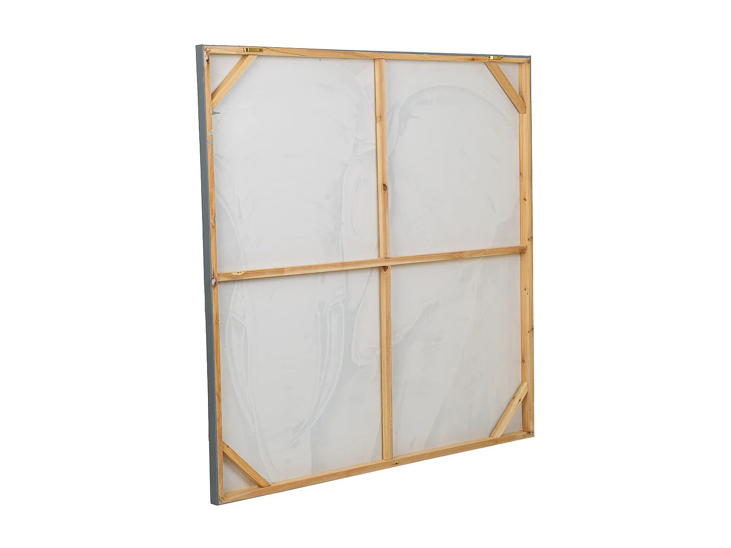 Handgemaltes GemÃ¤lde mit grauem Relief 100x100x3h cm