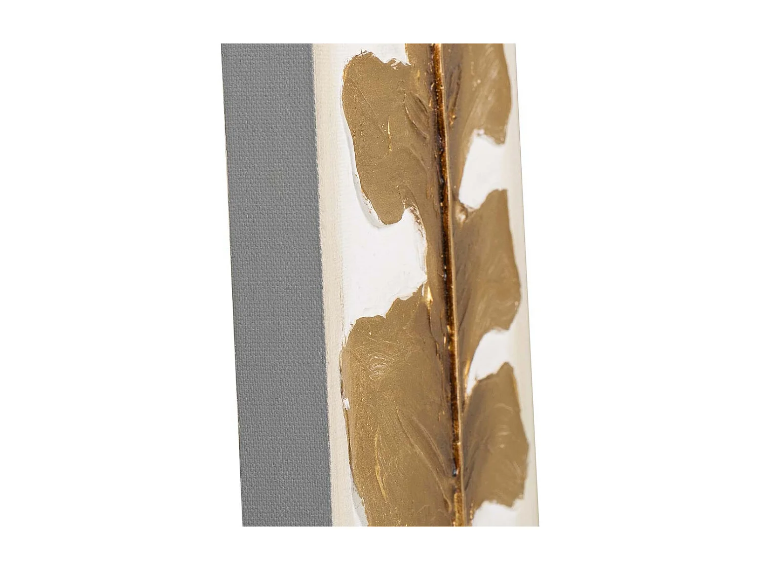 Quadro dipinto a mano con rilievo oro 30x60x2,5h