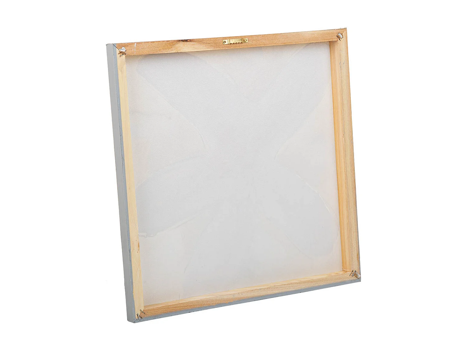 Cuadro pintado a mano con relieve marrón 40x40x2.5