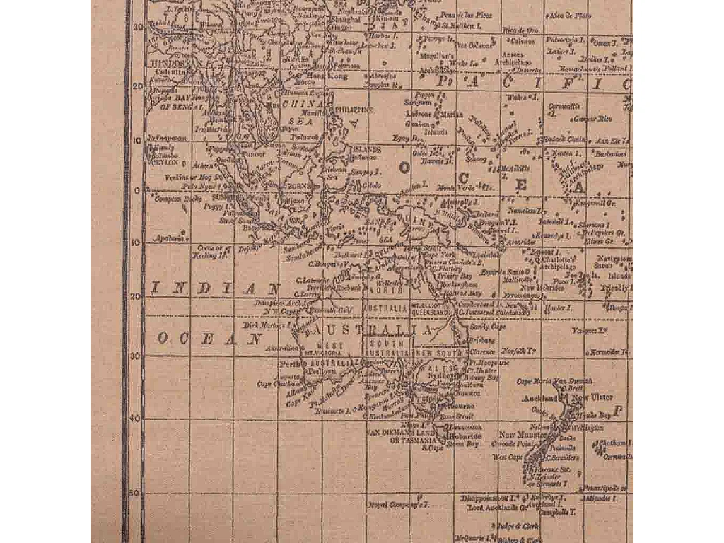 Bedrucktes Leinen Pergament Leinwand 97x76x1,7