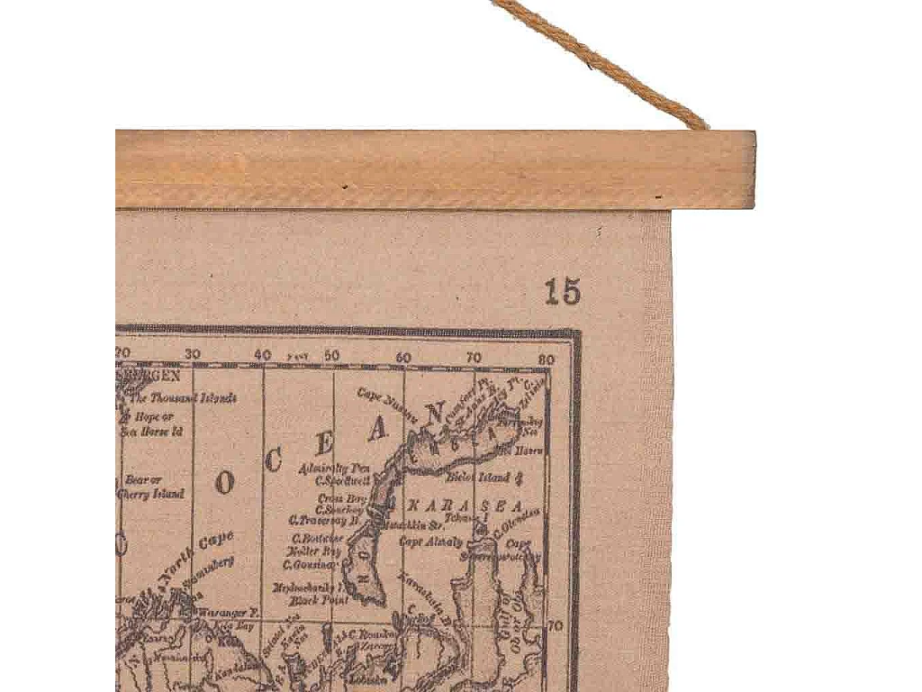 Bedrucktes Leinen Pergament Leinwand 97x76x1,7