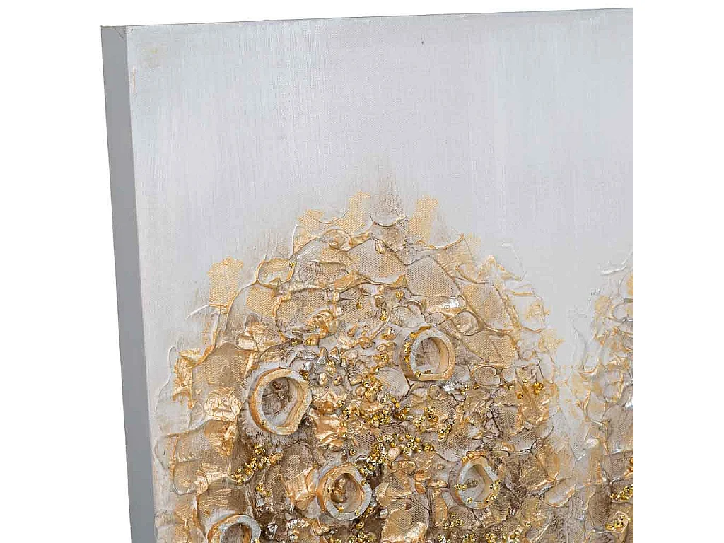 Handgemaltes GemÃ¤lde mit Goldrelief 60x90x3h cm