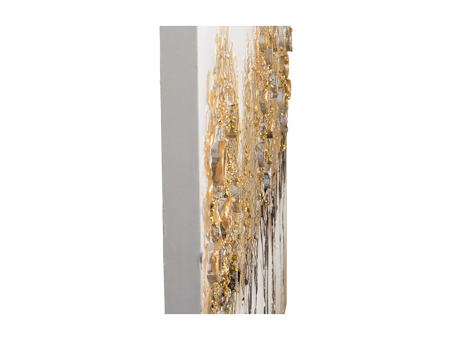 Handgemaltes GemÃ¤lde mit Goldrelief 60x90x3h cm