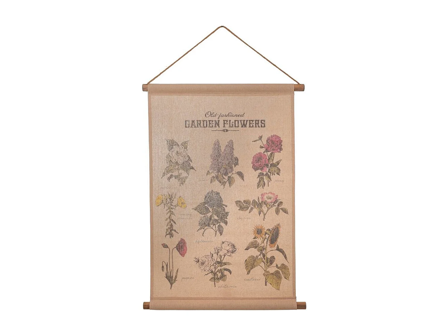 Bedrucktes Leinen Pergament Leinwand 55x75x2,5