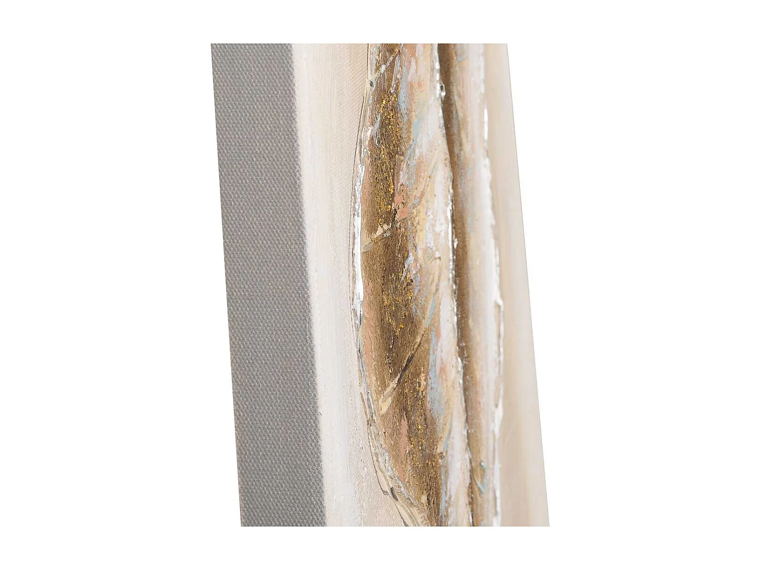 Cuadro pintado a mano con relieve gris 40x40x2.5