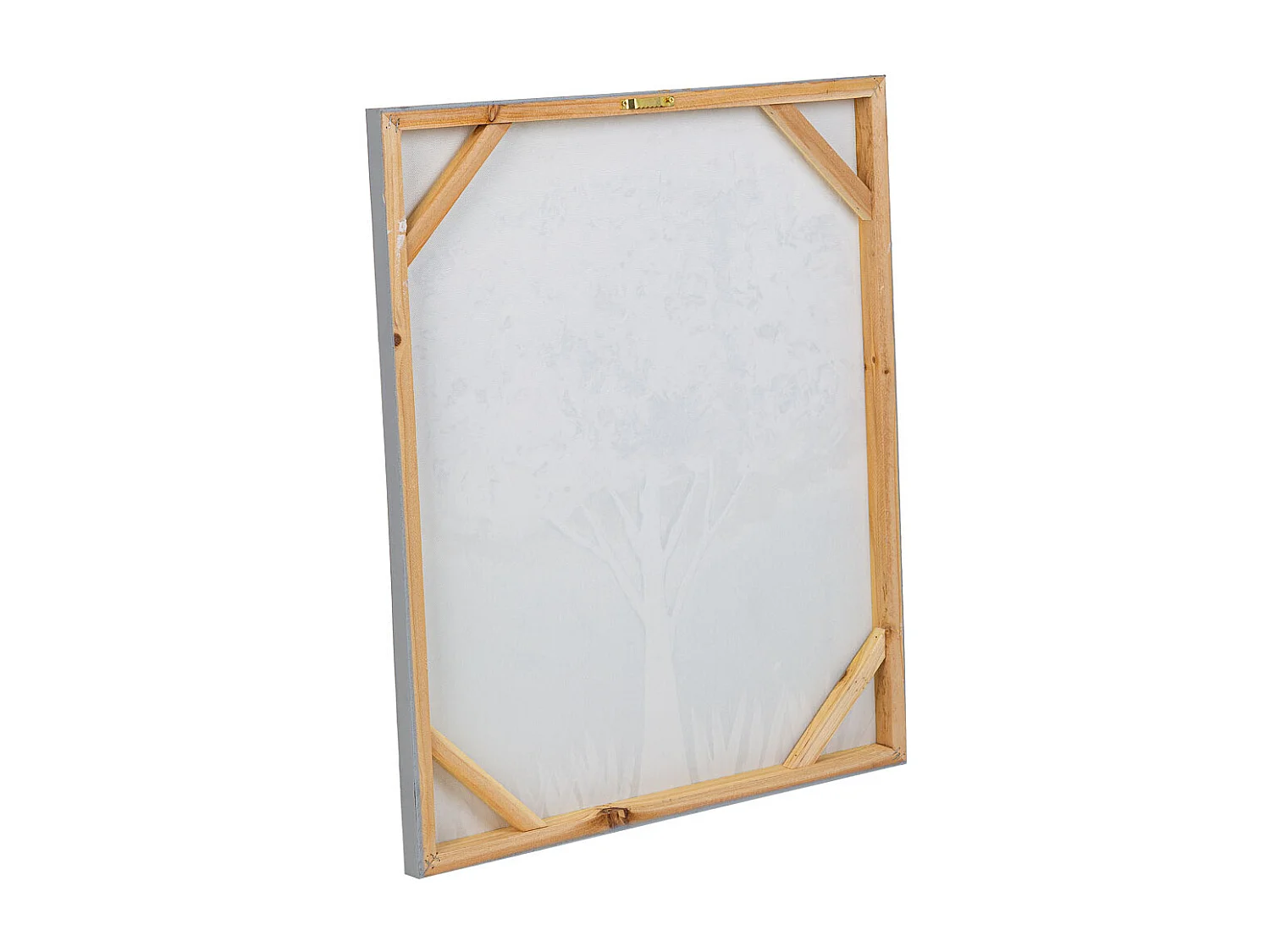 Pintura pintada à mão com relevo cinza 50x60x2,5