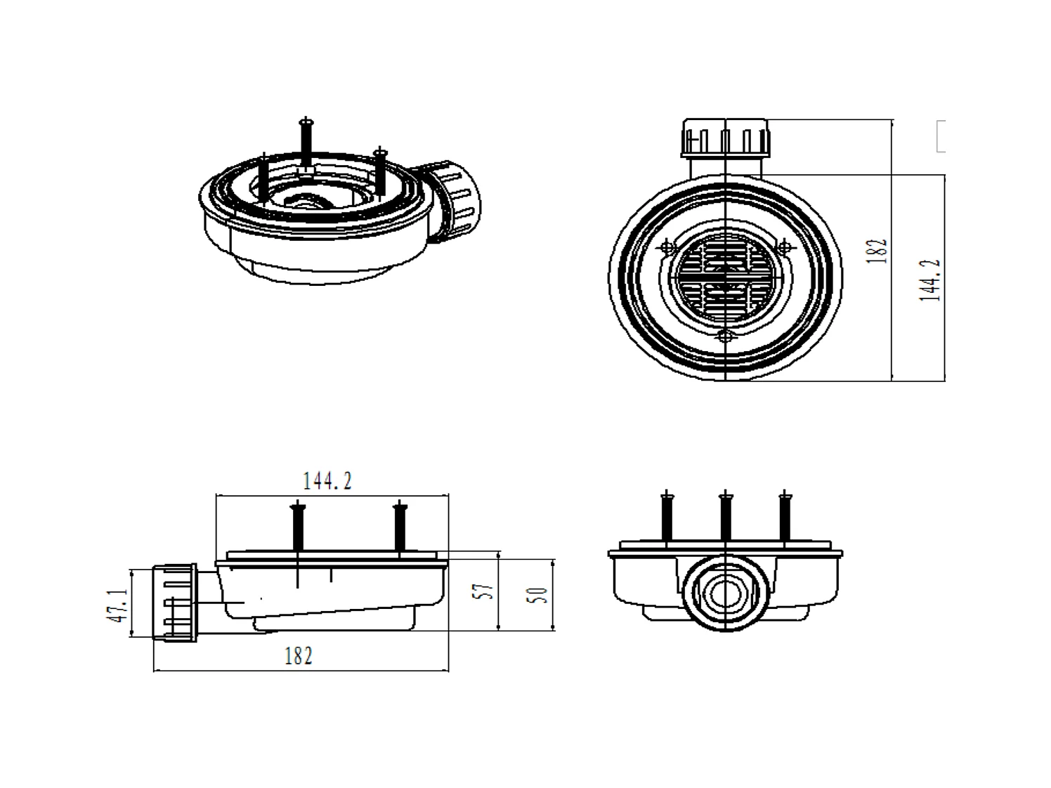Receveur de Douche Extraplat 100x200x2,6cm Blanc en Résine Minérale – Antidérapant, Texture Ardoise - MINIMO RÉSIGRÈS