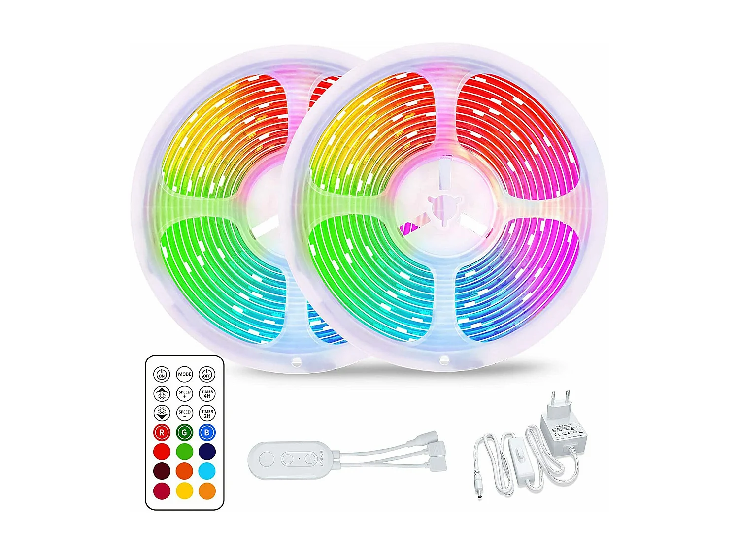 NETTLIFE LED Strip 10m Zelfklevende RGB LED Strip met Afstandsbediening