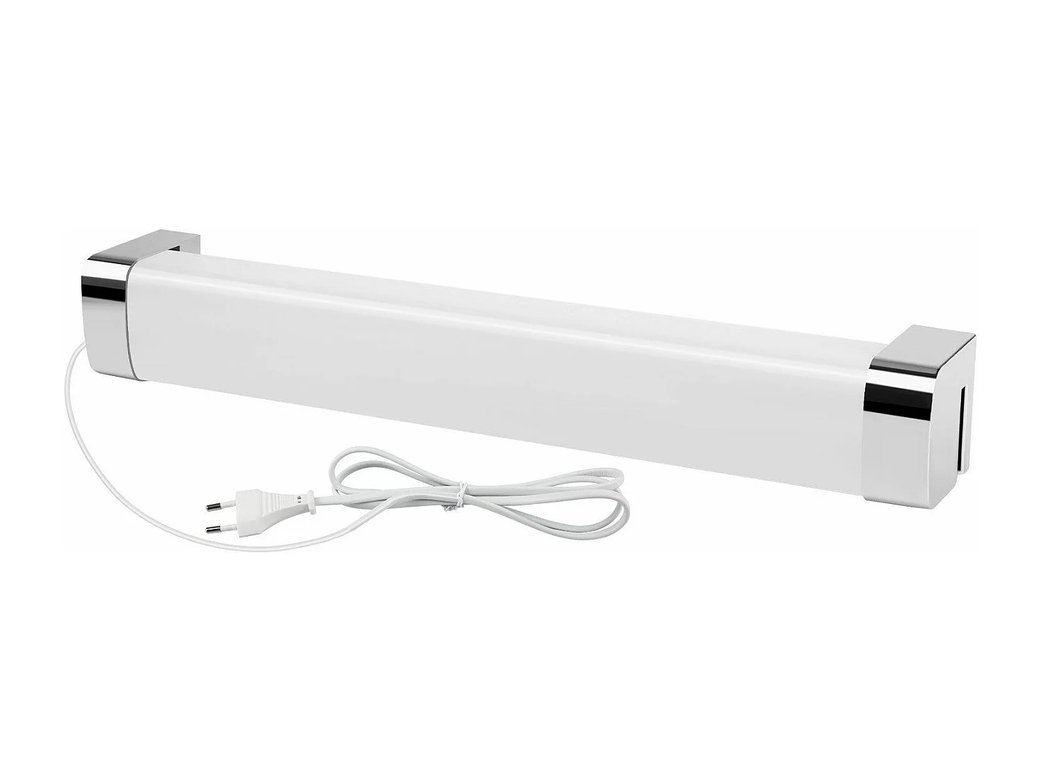 NETTLIFE LED Badkamer Wandlamp, Set van 2 Modern Chroom 6W 30CM Waterdicht IP44 Neutraal Wit 4000K
