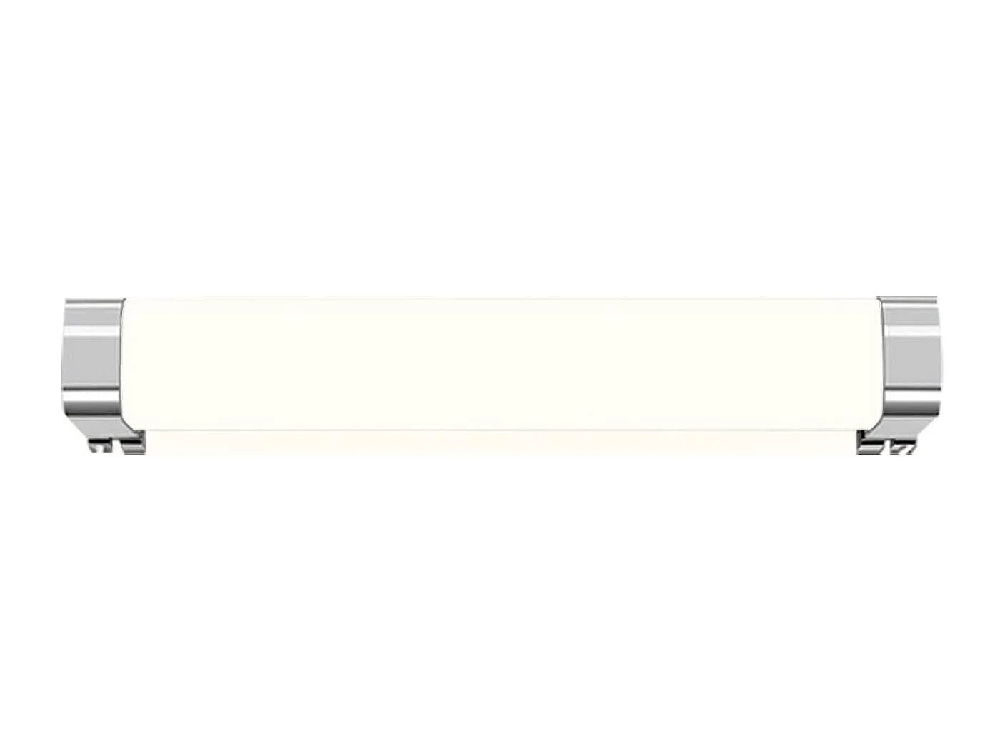 NETTLIFE LED Spiegellamp spiegellamp met stekker IP44 chroom 4000K neutraal wit 10W make-up licht badkamer licht  wandlamp 37CM badkamerlamp