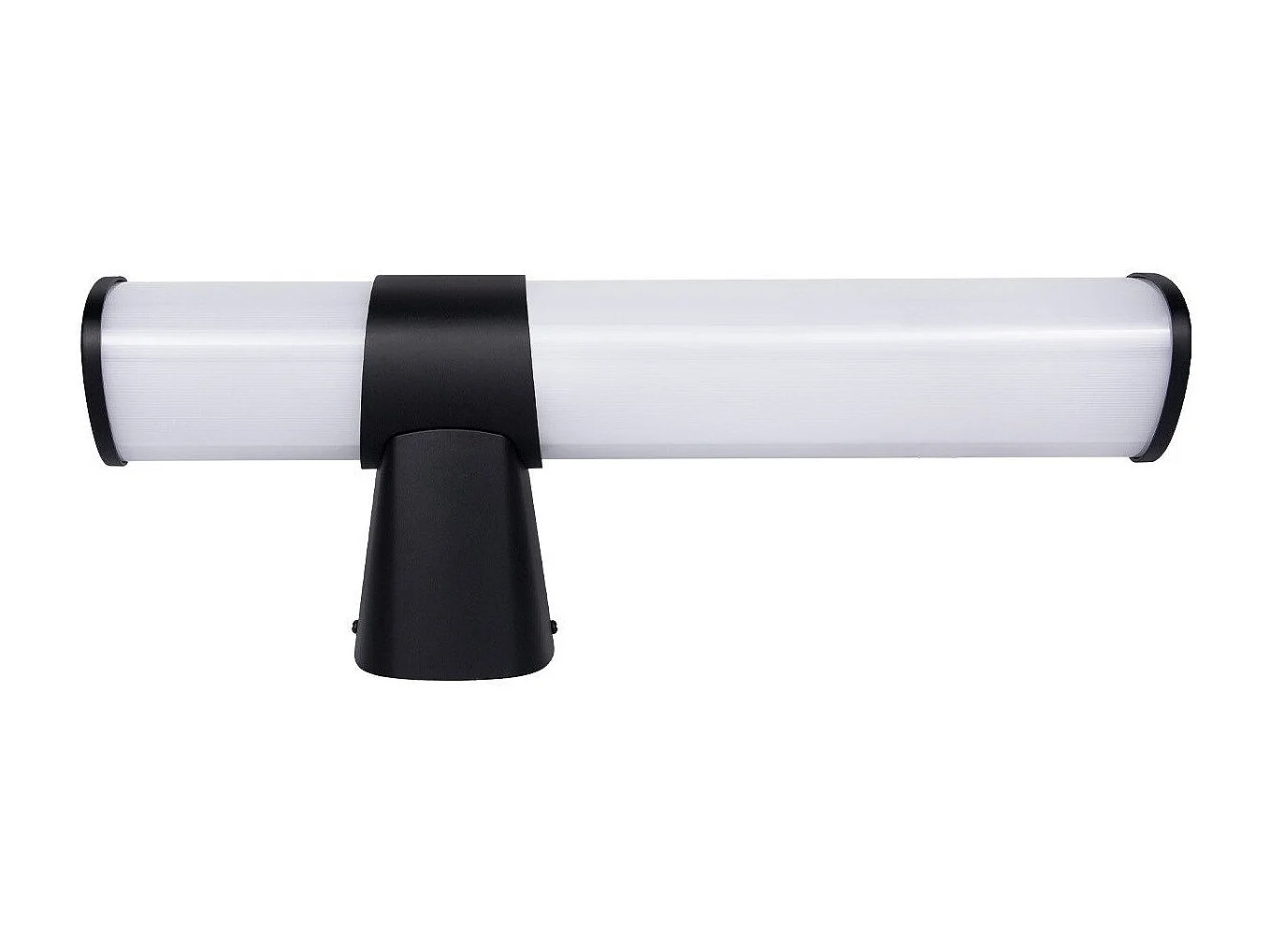 NETTLIFE Applique LED salle de bain，Lampe de miroir de salle de bain à LED -  Noire moderne 6W 30CM  étanche IP44  blanc neutre 4000K