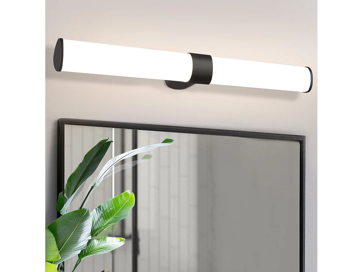 NETTLIFE applique miroir LED 15W 60cm blanc neutre 4000K noir
