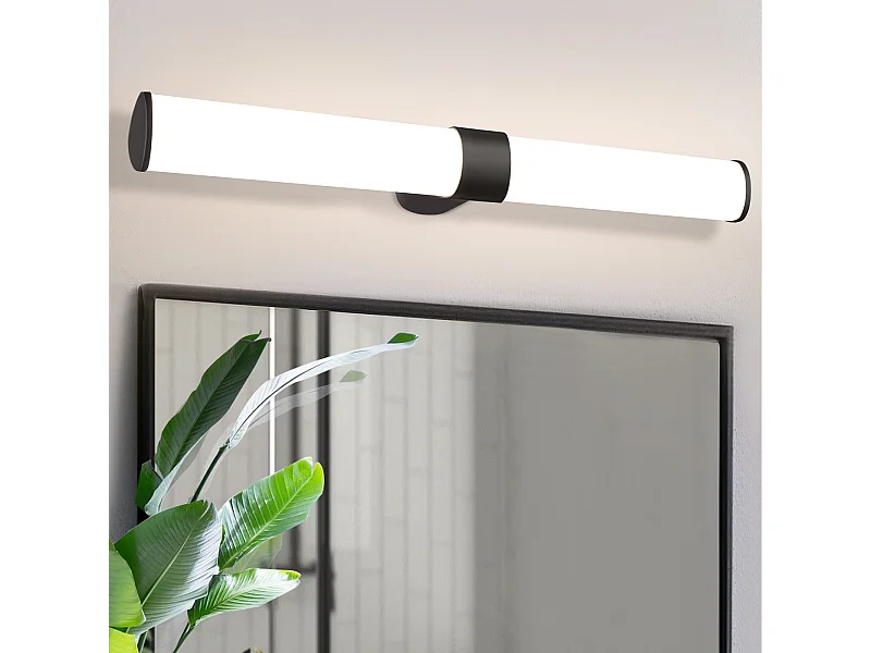 NETTLIFE applique miroir LED 15W 60cm blanc neutre 4000K noir