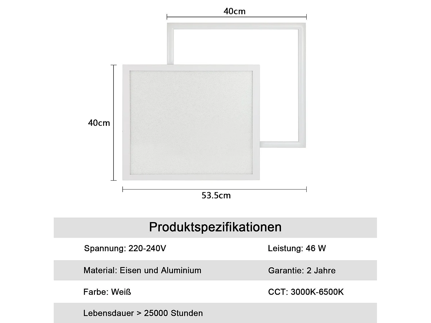 Lámpara de techo LED ajustable NETTLIFE, 46 W, diseño de estrella, para salón, dormitorio, oficina y cocina.