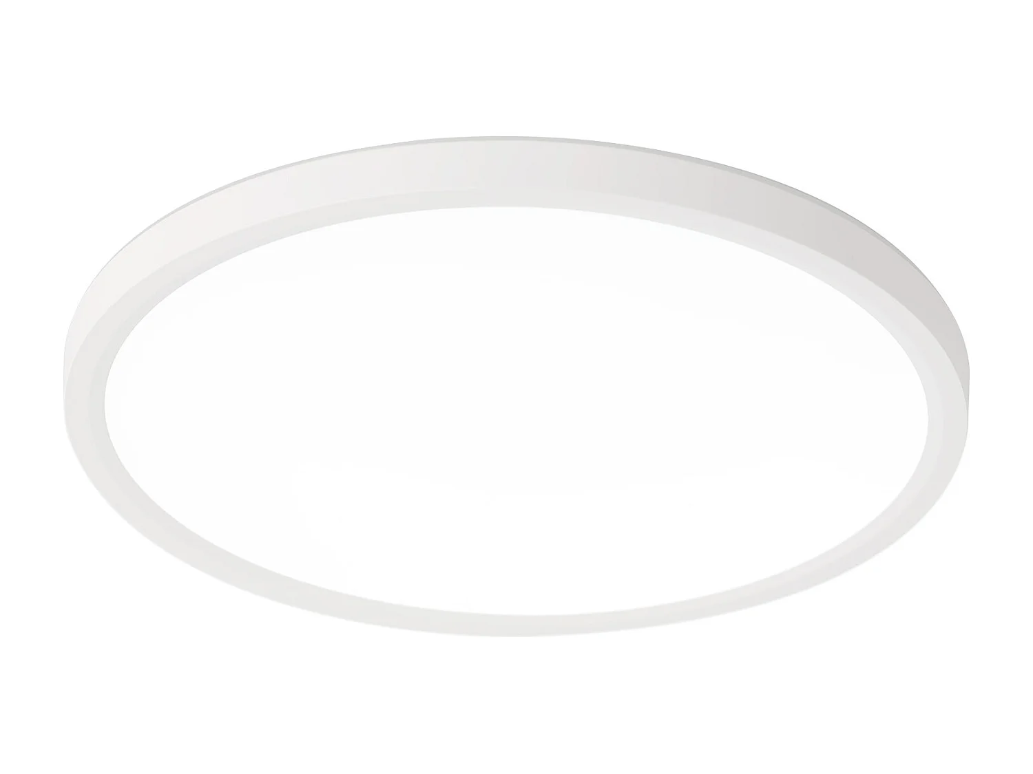 NETTLIFE Plafonnier Plafonnier LED plat - Ø30cm lampe de salle de bain lampe de cuisine dimmable ronde blanc 24W