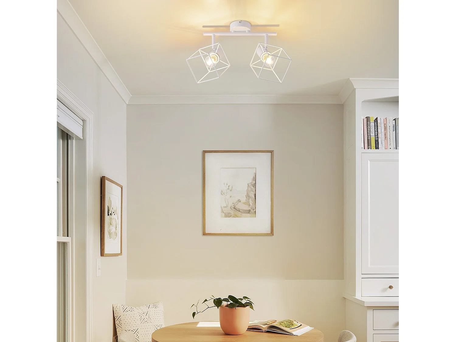 NETTLIFE E14 Plafondspot 350° Draaibaar Vintage Metaal Verstelbaar Zonder Lamp