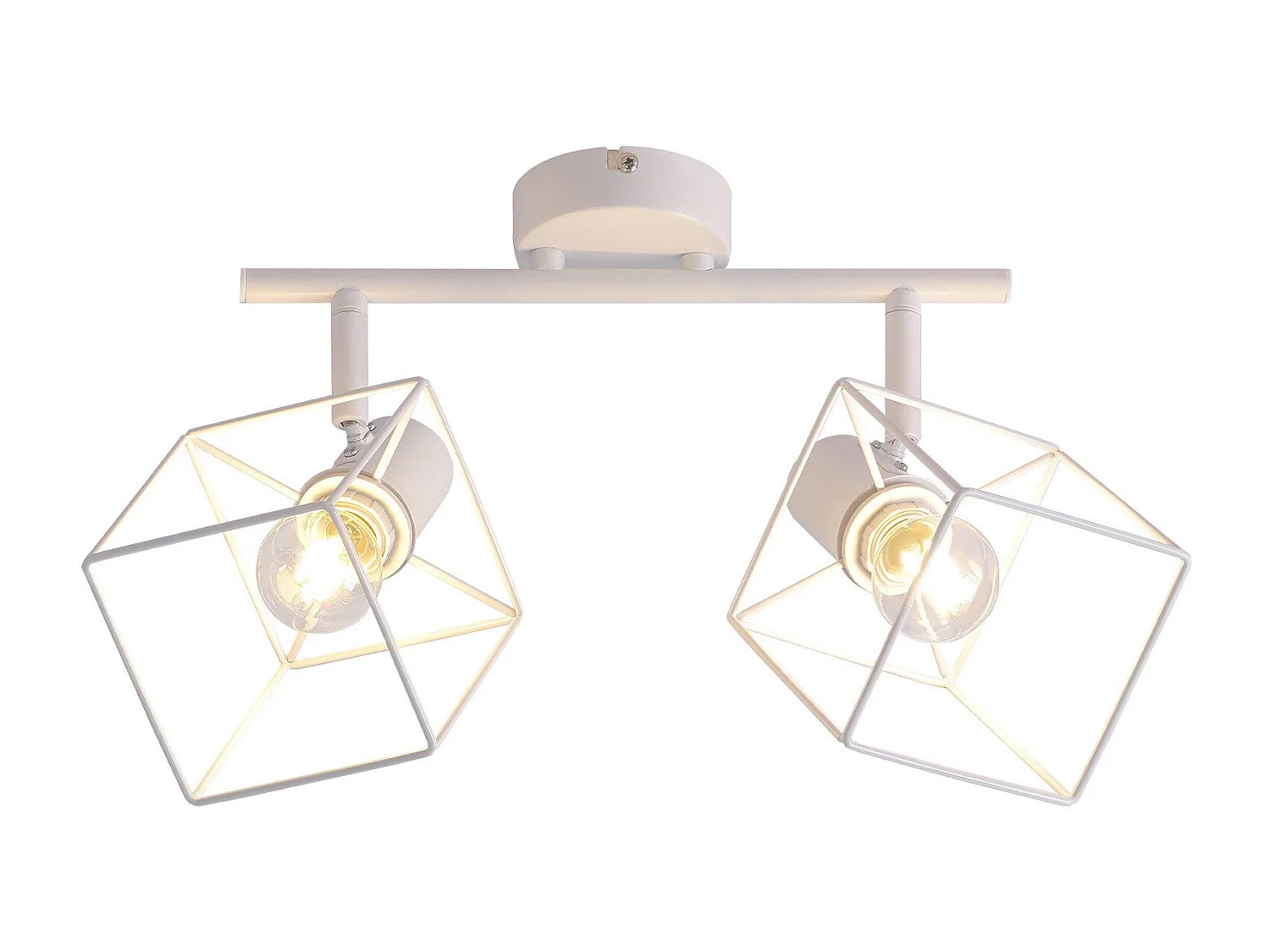 NETTLIFE Spot de plafond noir E14 orientable à 350° vintage en métal orientable sans ampoule