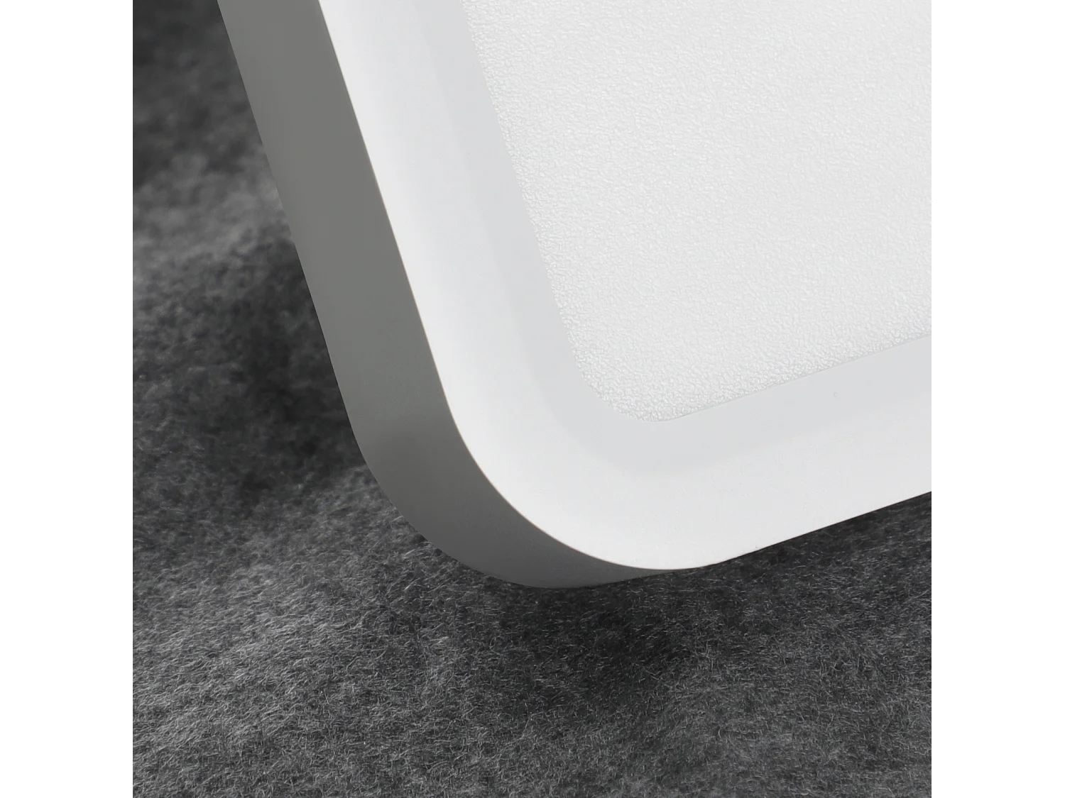 NETTLIFE Plafonnier LED plat 23CM 3000 18W carré chambre blanc LED intégré en permanence