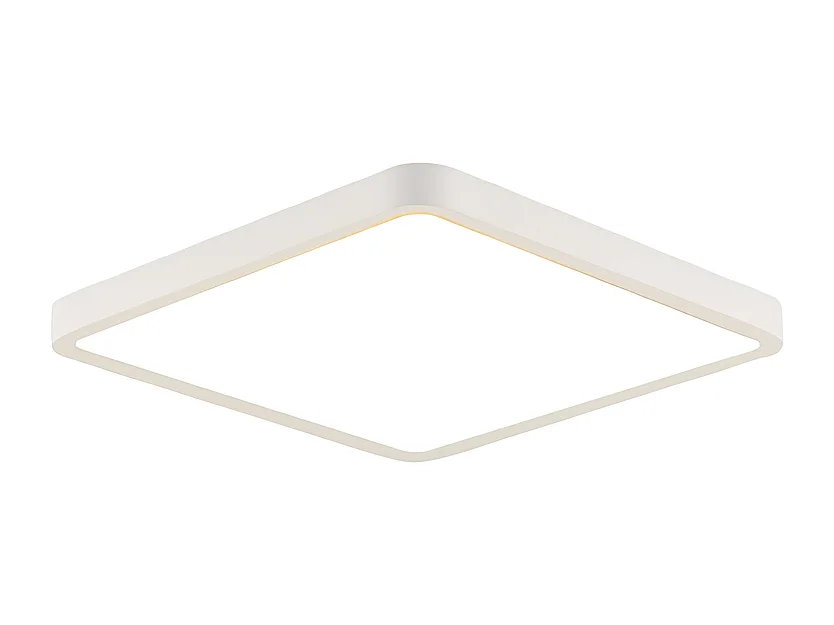 NETTLIFE 23 cm 3000 18 W quadratische LED-Deckenleuchte für Schlafzimmer, Weiß, integrierte LED