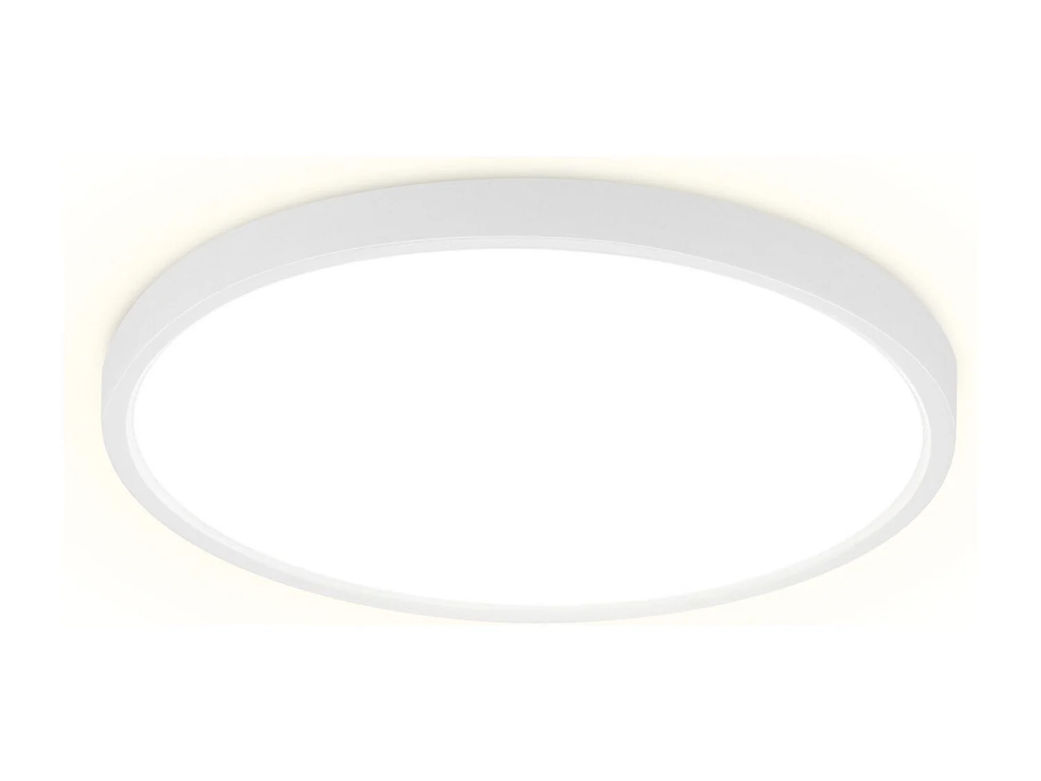NETTLIFE Plafonnier LED plafonnier cuisine 15W lampe de salle de bain plate 4000K IP44