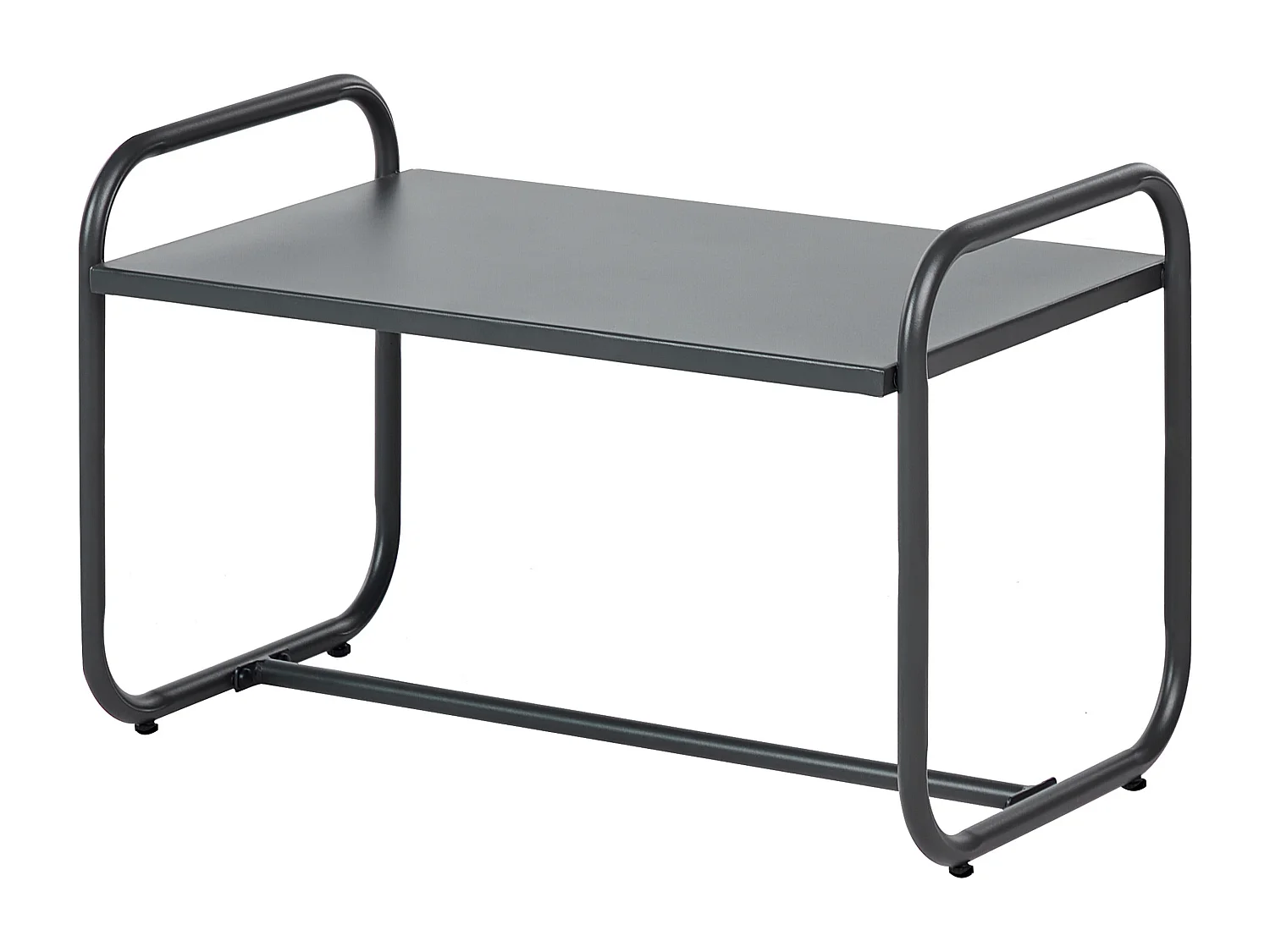 Conjunto de jardim com mesa 4 lugares VEZZANA Metal Creme claro