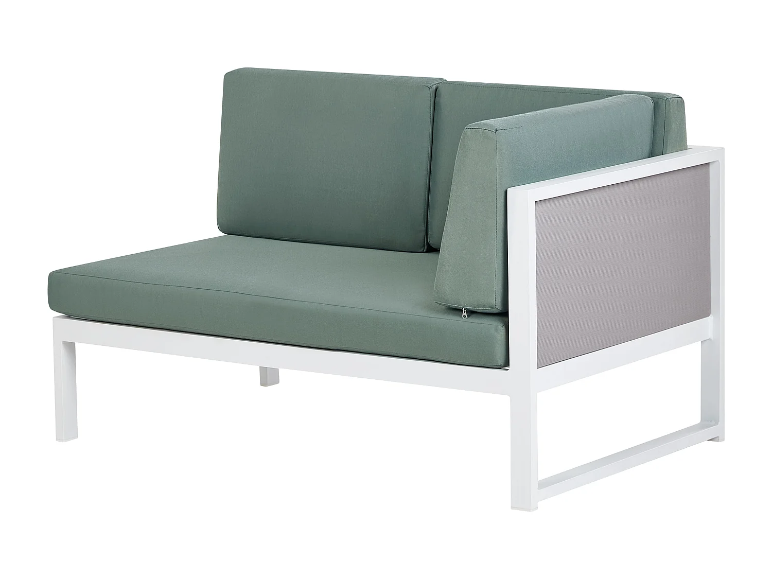 Tuin hoekloungeset met tafel 6-zitter CASTELLA/FRATTE Linkerzijde Metaal Groen