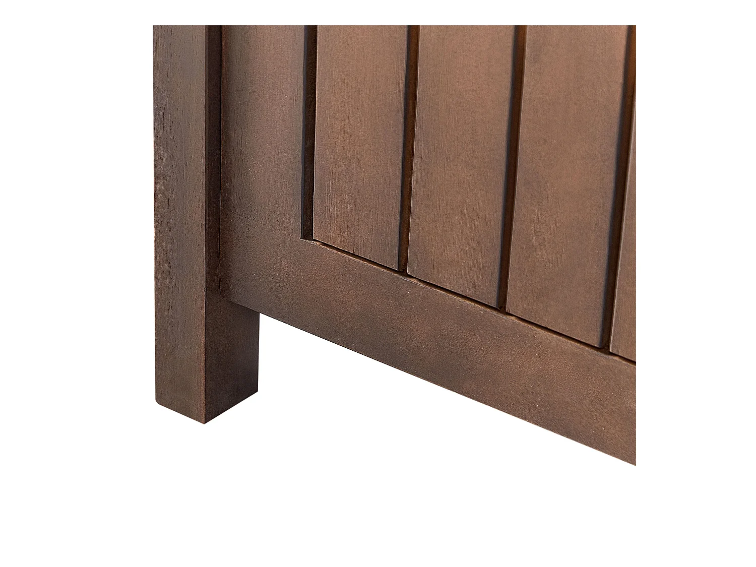 Banc de jardin SOVANA 120 cm avec rangement Acacia Marron foncé