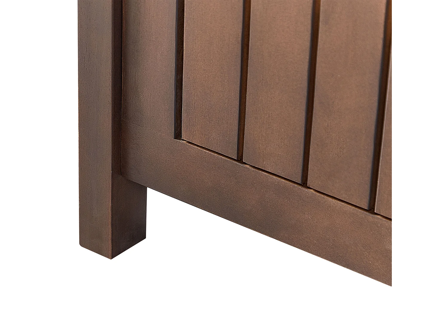 Banc de jardin SOVANA 120 cm avec rangement Acacia Marron foncé