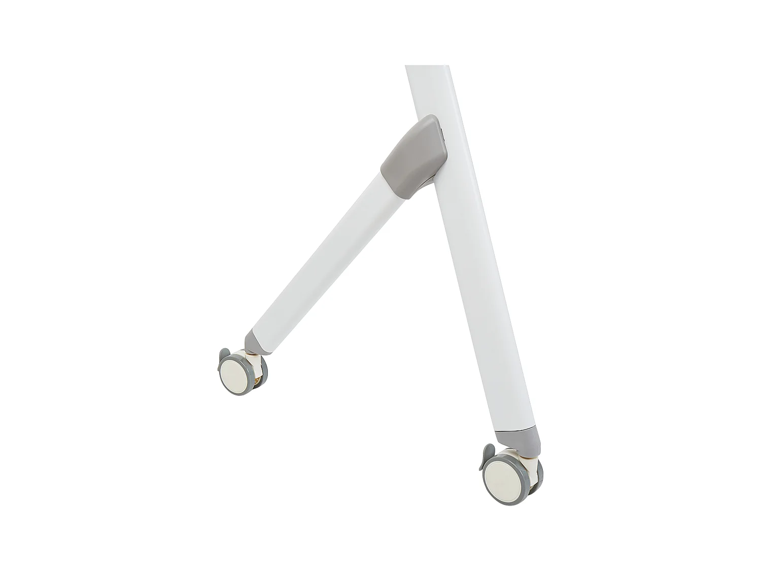 Bureau pliable BENDI Blanc 120 cm 60 cm avec roues