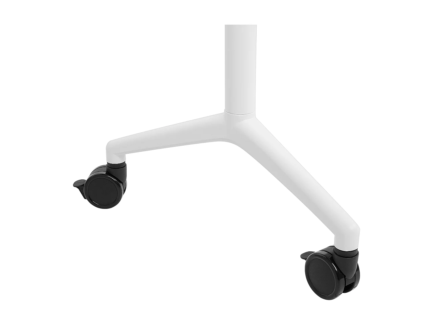 Bureau pliable BENDI Blanc 180 cm 60 cm avec roues