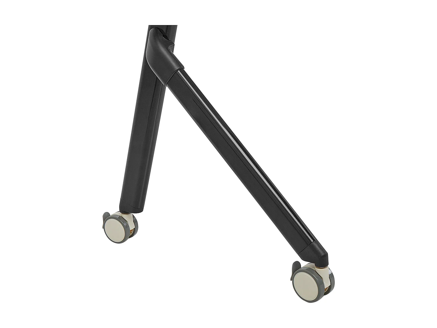 Bureau pliable BENDI Marron clair 120 cm 60 cm avec roues