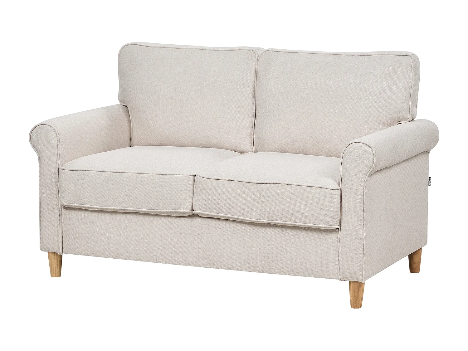 Sofa RONNEBY Stoff Beige 2-Sitzer