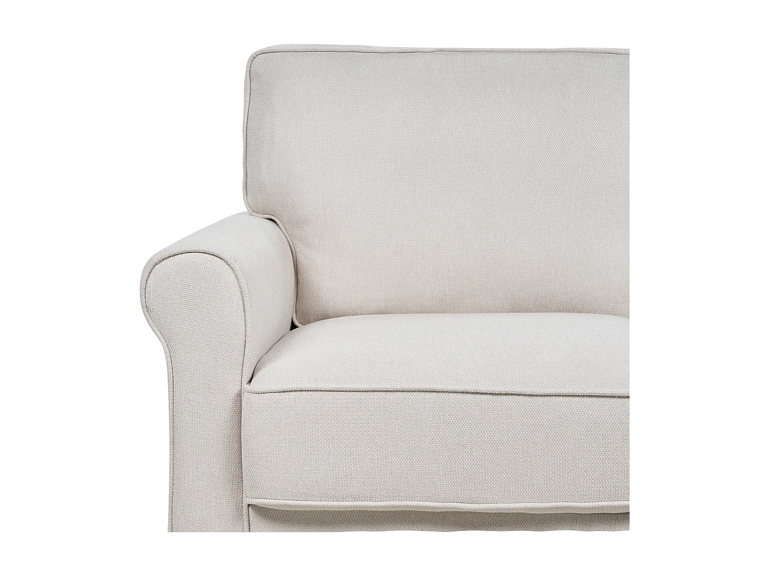 Sofa RONNEBY Stoff Beige 2-Sitzer