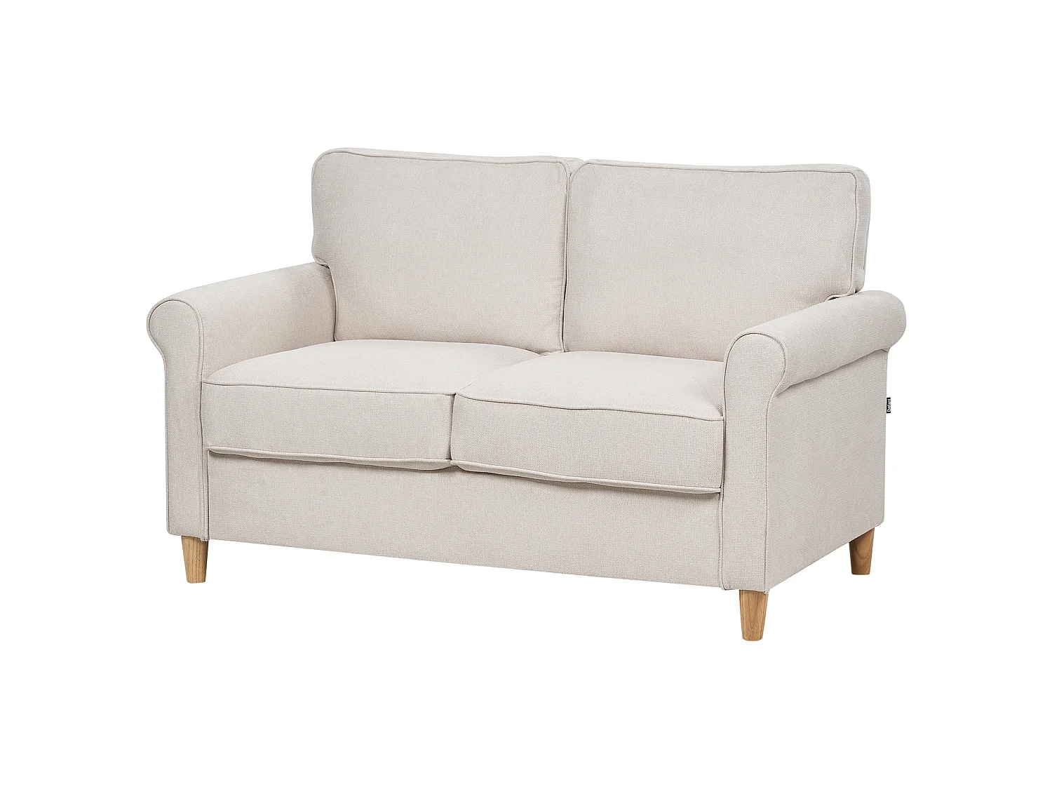 Sofa RONNEBY Stoff Beige 2-Sitzer