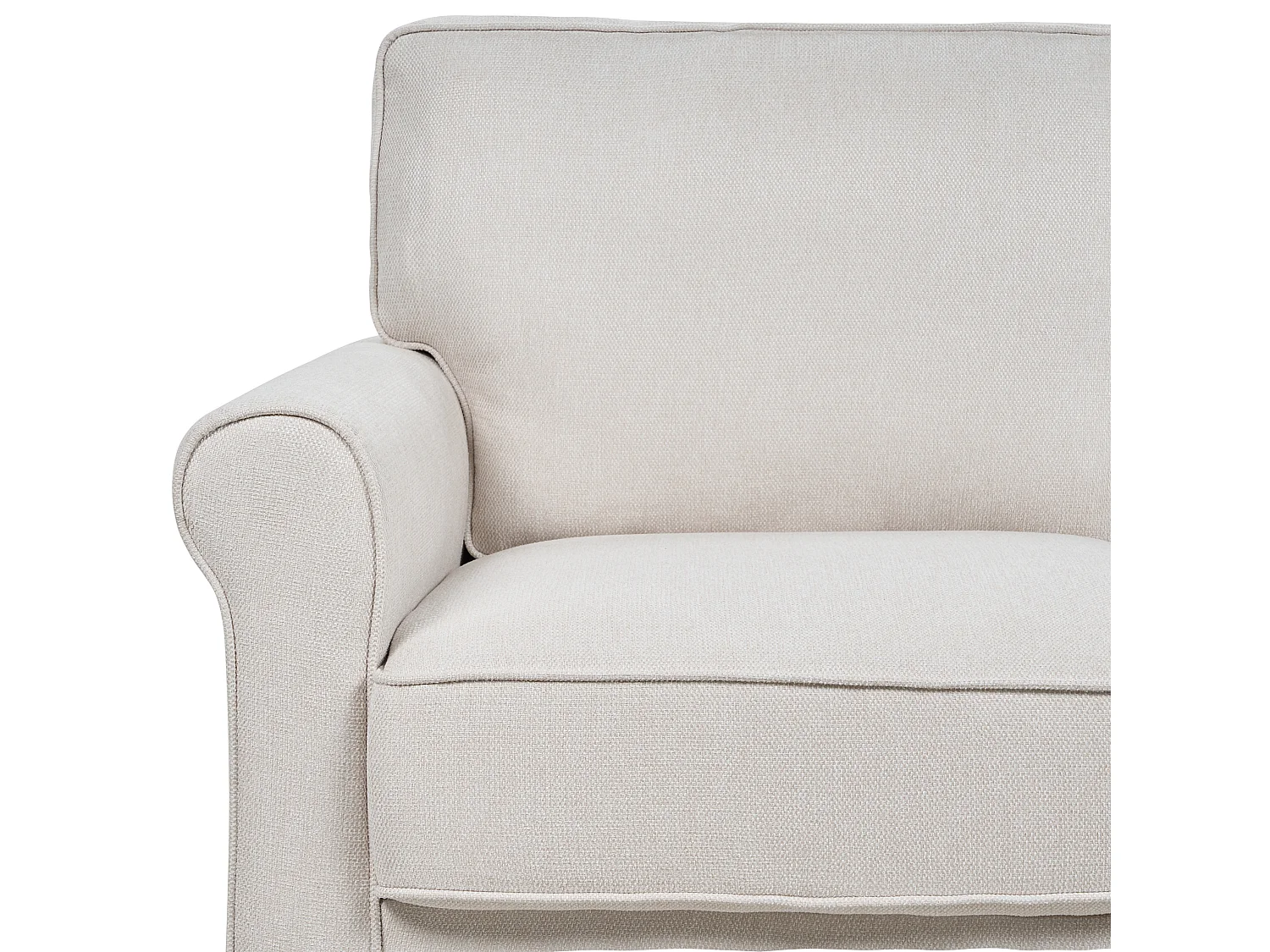 Sofa RONNEBY Stoff Beige 2-Sitzer