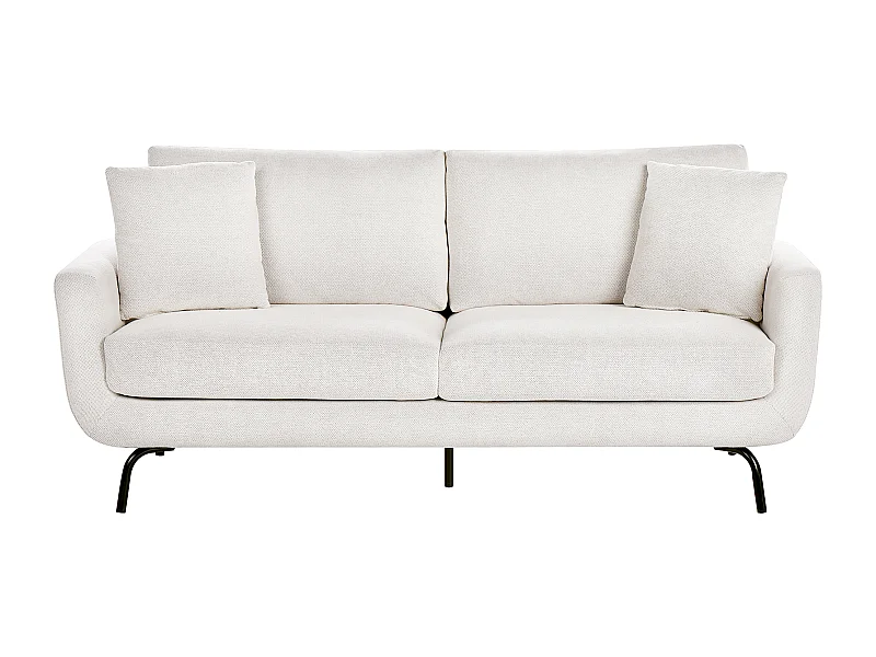 Sofa VESALA Złamana biel dla 3 osób