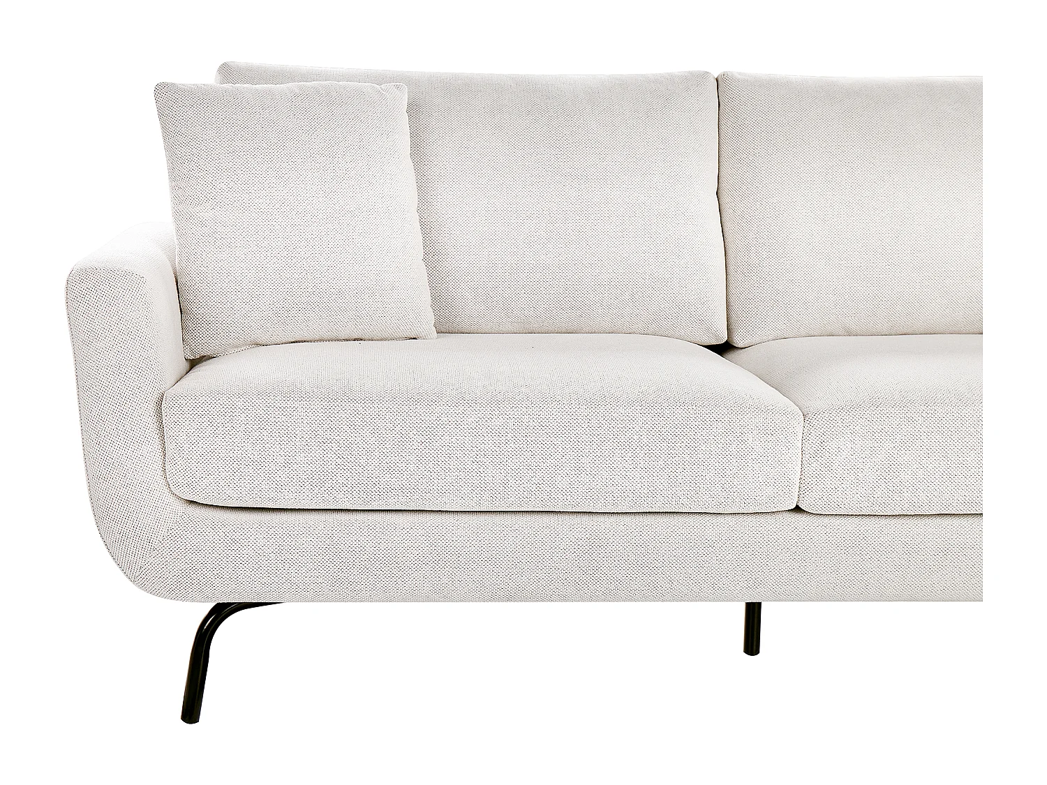 Sofa VESALA Złamana biel dla 3 osób