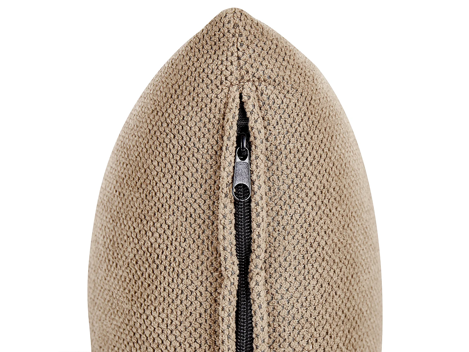 Sofa VESALA Stoff Hellbraun 3-Sitzer