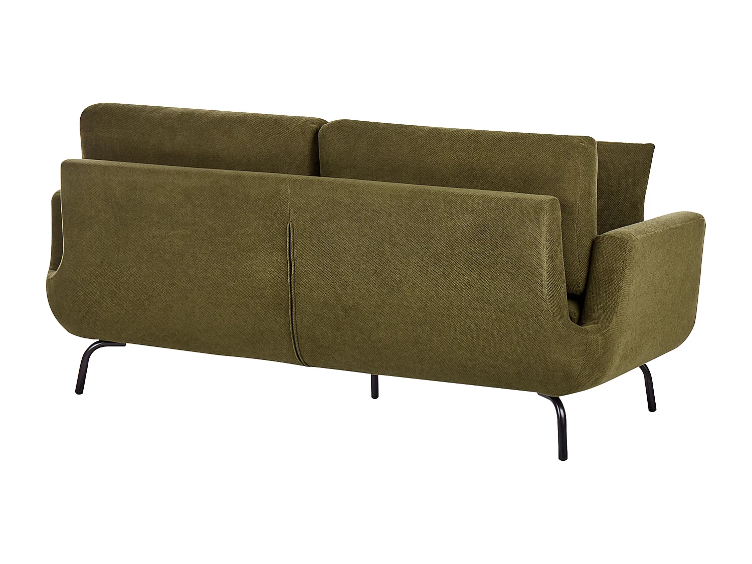 Divano VESALA Tessuto Verde scuro 3 posti