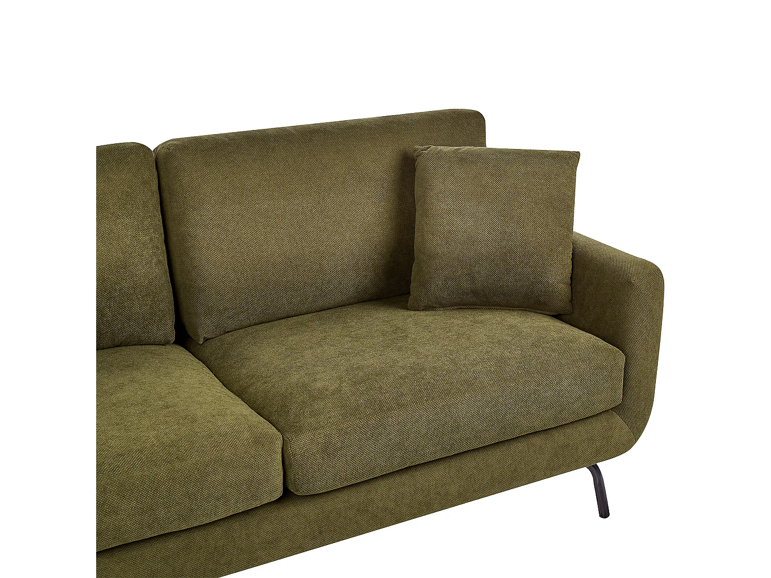 Divano VESALA Tessuto Verde scuro 3 posti