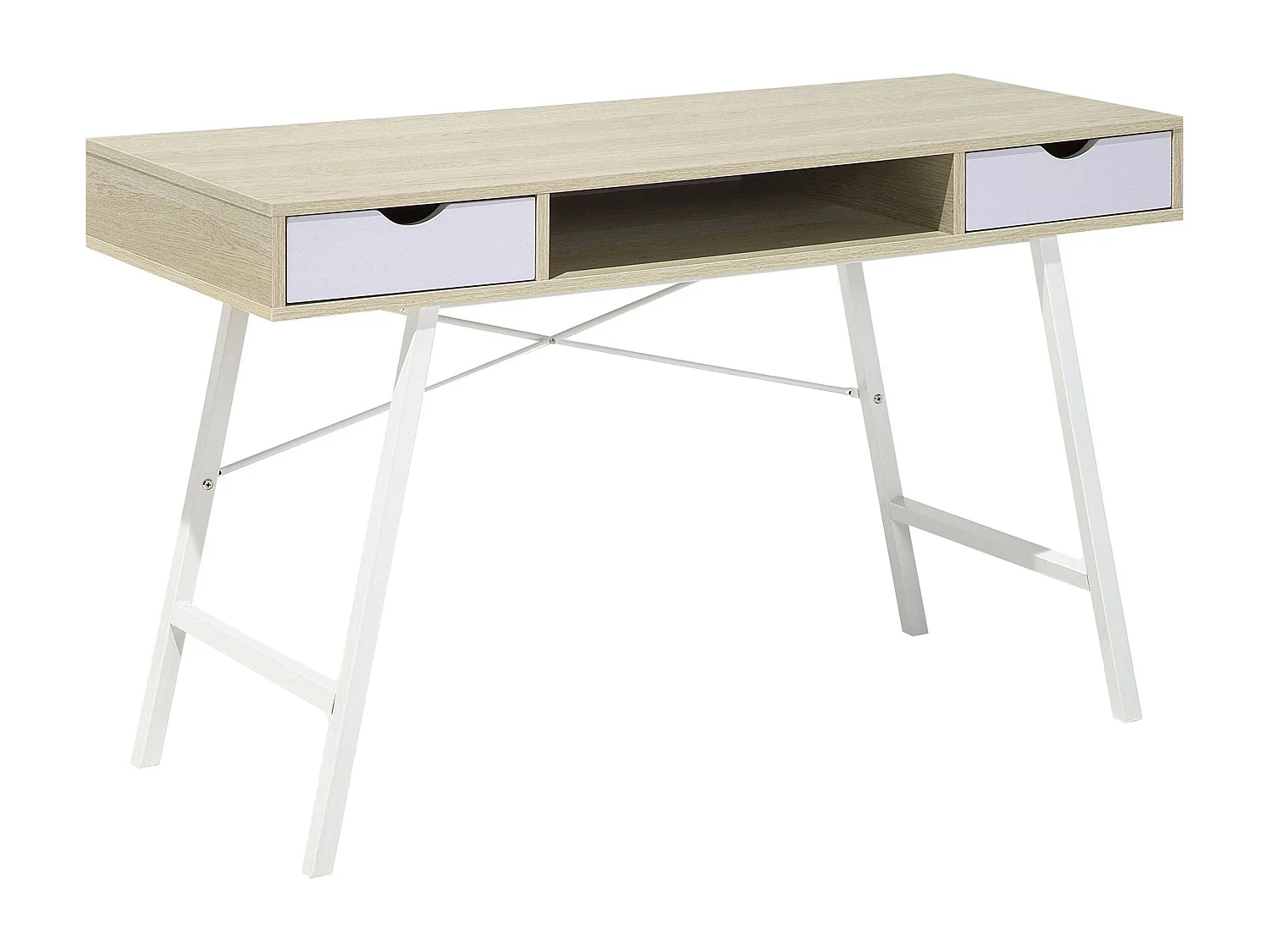 Conjunto de mobiliario de oficina JENKS/CLARITA Blanco