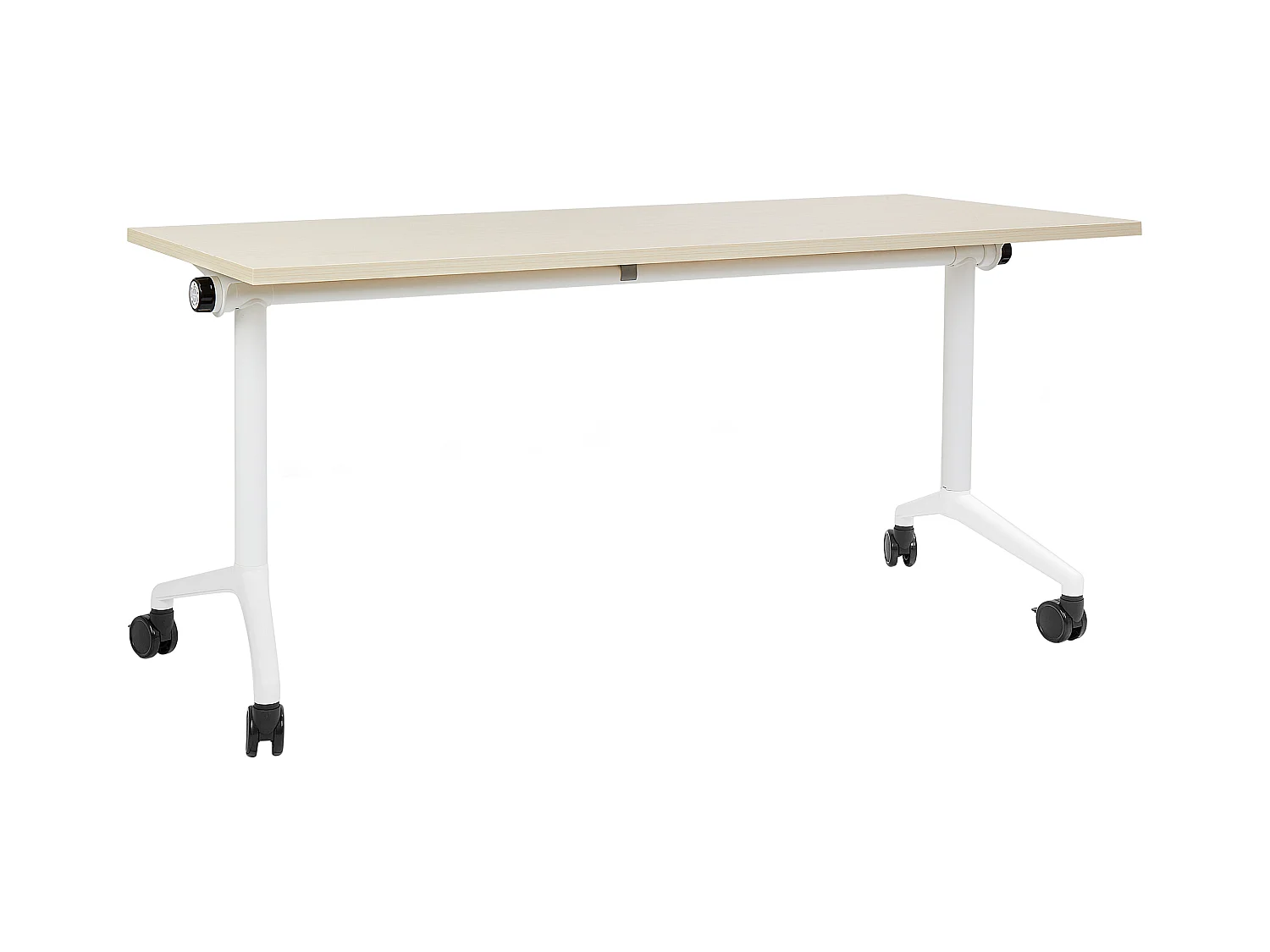 Inklapbaar bureau CAVI Lichtbruin 160 cm 60 cm met wielen