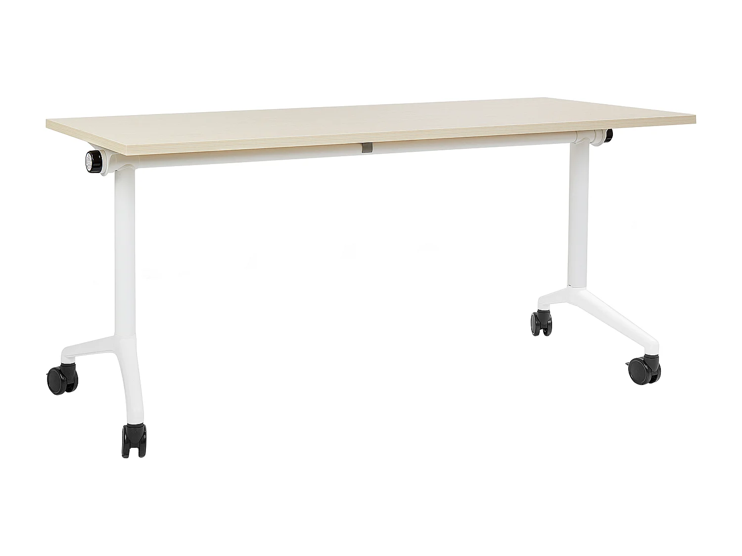 Składane biurko CAVI Jasnobrązowy 160 cm 60 cm Z kółkami