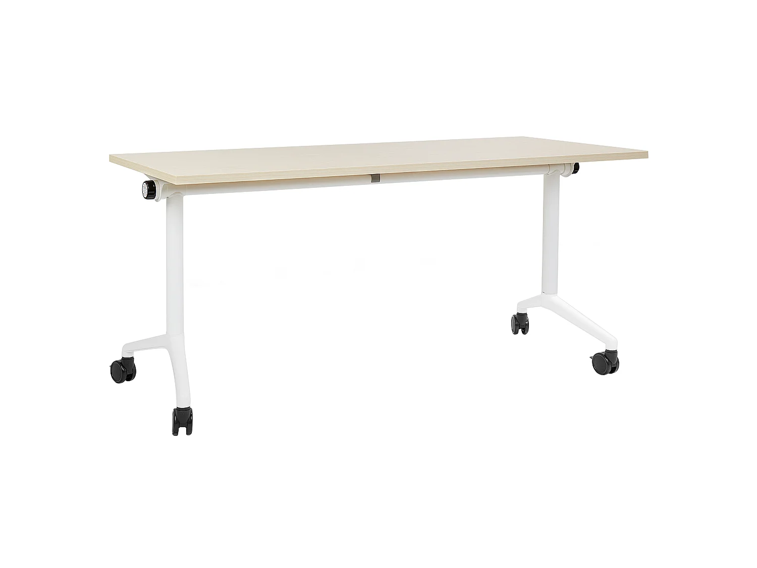 Inklapbaar bureau CAVI Lichtbruin 160 cm 60 cm met wielen